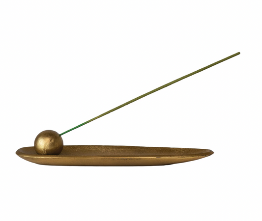 Cast Aluminum Incense Holder