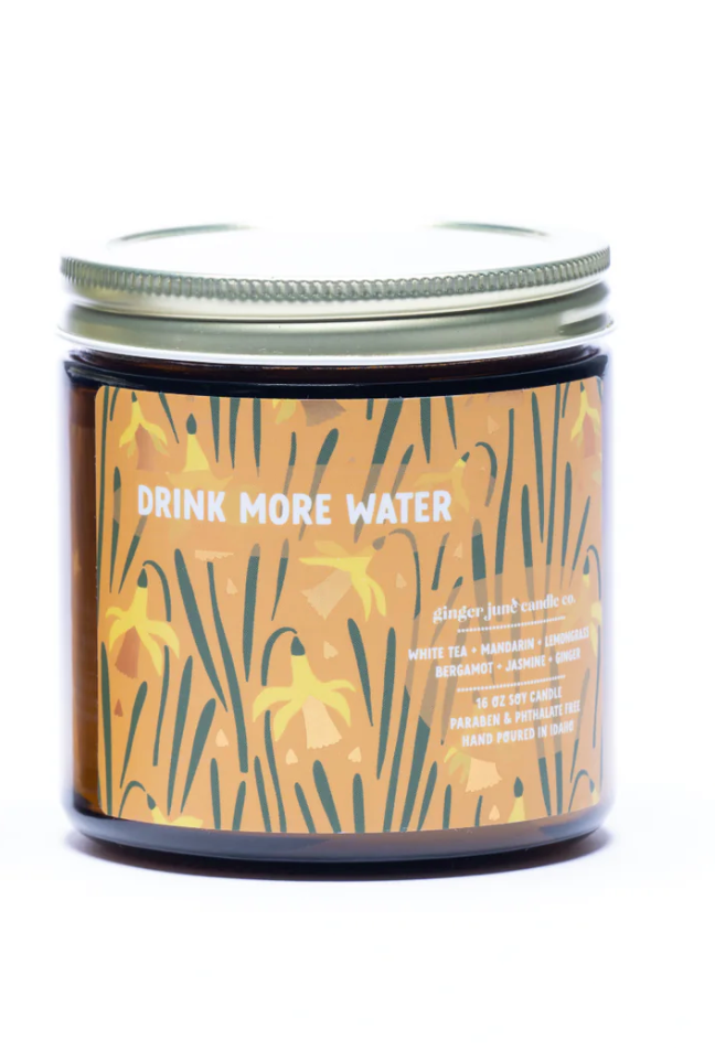 Drink More Water 16oz Candle