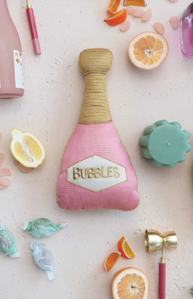 Bubbles Bottle Pillow