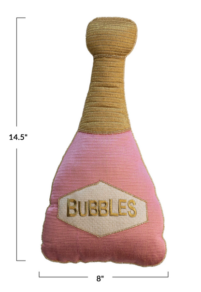Bubbles Bottle Pillow