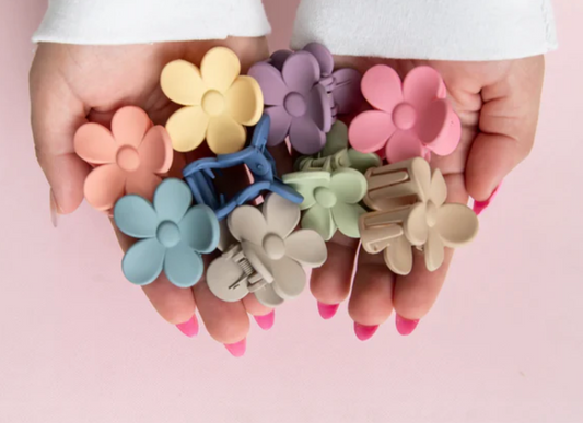 Mini Flower Claw Clips