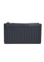 Load image into Gallery viewer, Thalia Woven Wallet Black