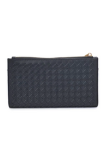 Load image into Gallery viewer, Thalia Woven Wallet Black