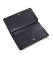 Load image into Gallery viewer, Thalia Woven Wallet Black