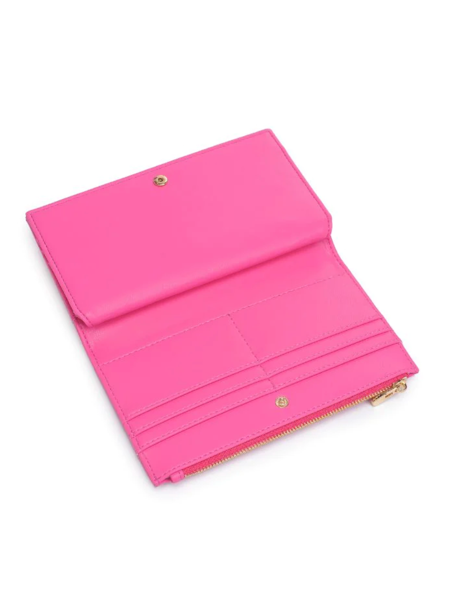 Thalia Woven Wallet Pink