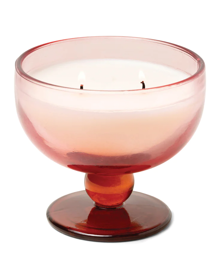 Aura Tinted Goblet Candle - Rose
