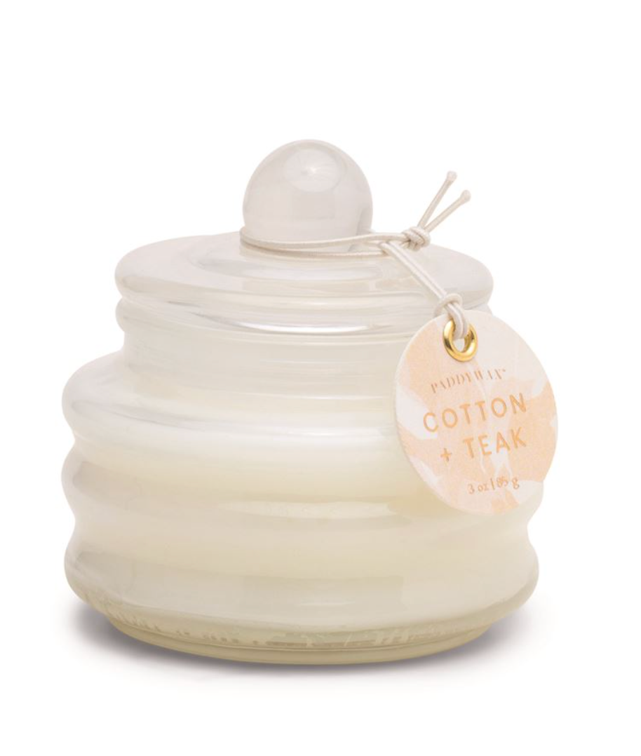 Beam Candle - Cotton + Teakwood