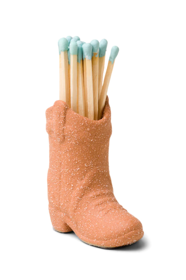 Cowboy Boot Match Holder Terracotta