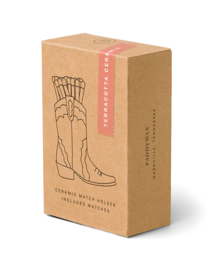 Cowboy Boot Match Holder Terracotta