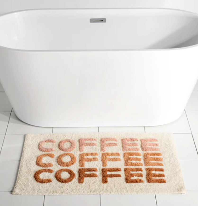 Coffee Coffee Coffee Bath Mat