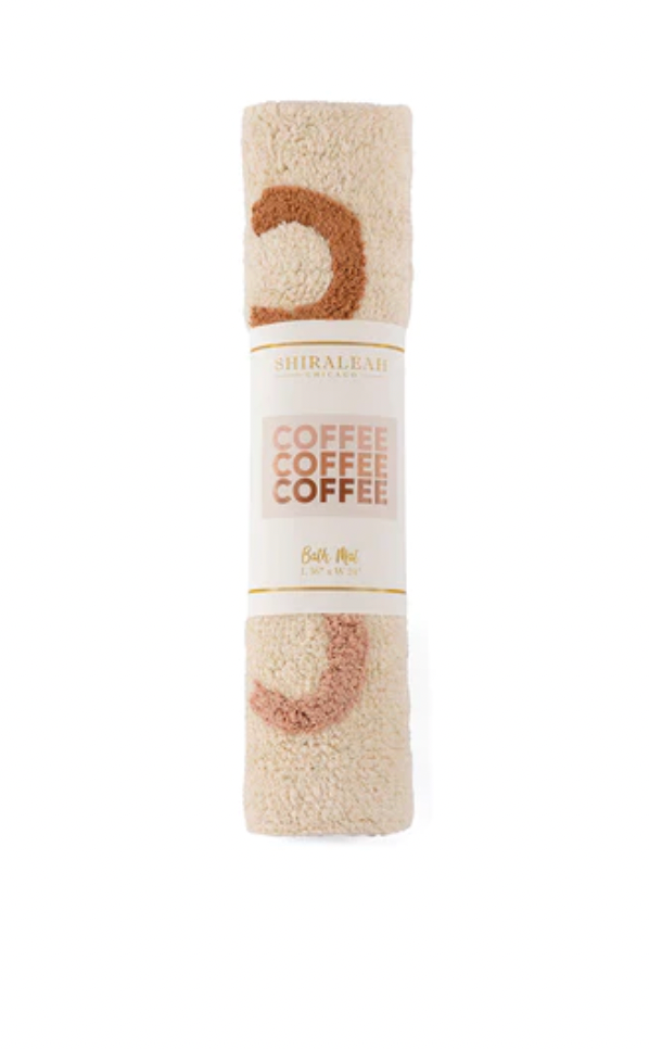 Coffee Coffee Coffee Bath Mat