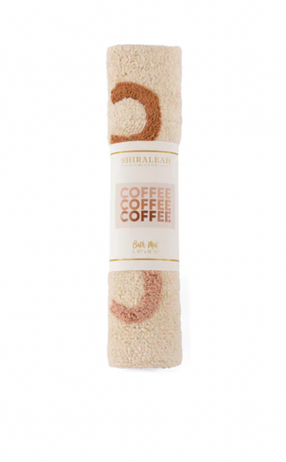 Coffee Coffee Coffee Bath Mat